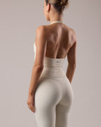 Velora Halter Top - Oat