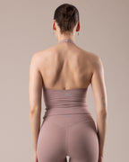 Velora Halter Top - Taupe