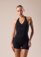 Velora Halter Top - Black
