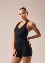 Velora Halter Top - Black