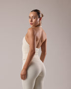 Velora Halter Top - Oat