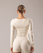 Velora Long Sleeve Top - Oat