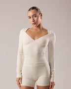 Velora Long Sleeve Top - Oat