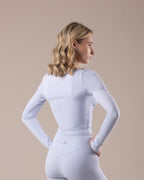Velora Long Sleeve Top - Sky