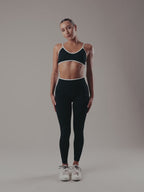 Aura Strappy Bra - Black