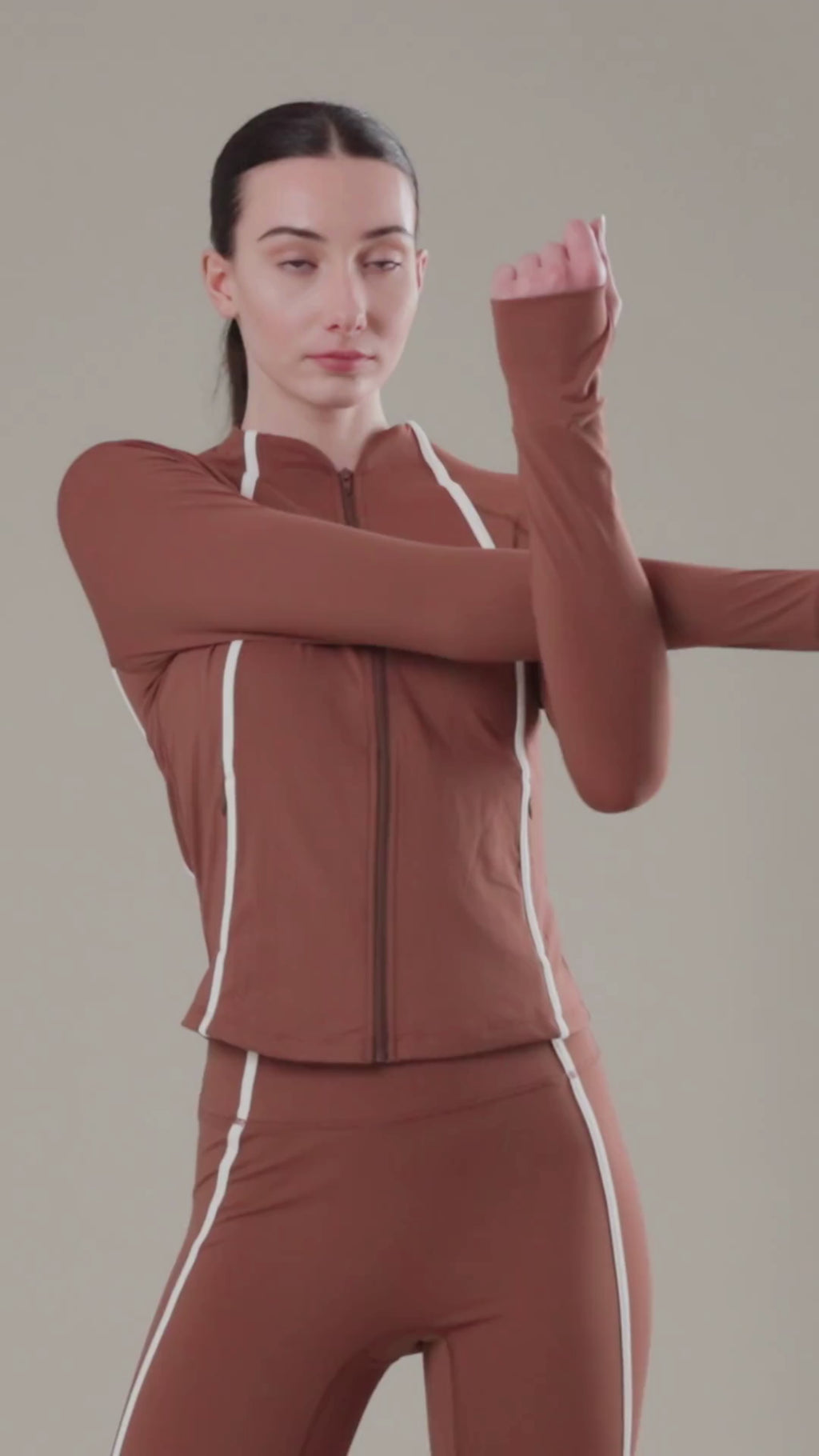 Velocity Zip Jacket - Coffee