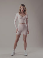 Velora Long Sleeve Top - Blush