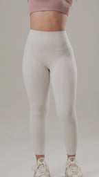 High-Waist Pocket Leggings - Stone