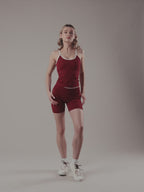 Aura Shorts - Burgundy