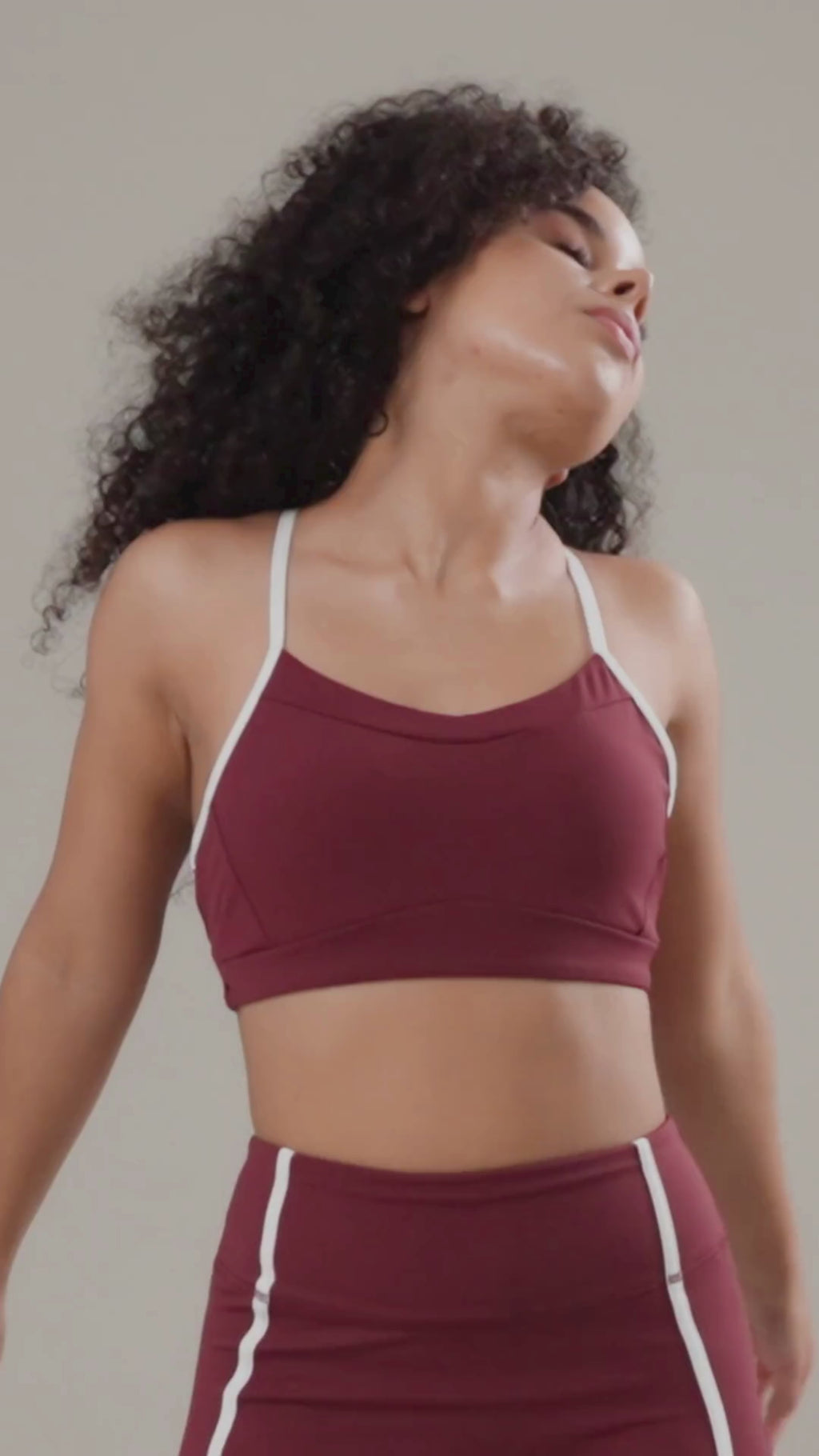 Velocity Bra - Burgundy