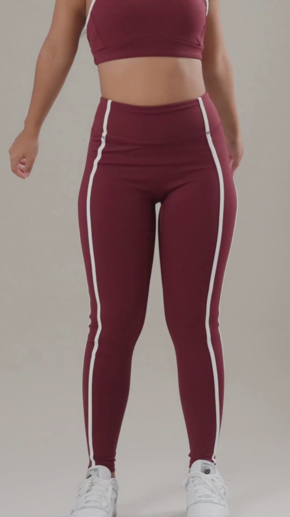 Velocity Leggings - Burgundy