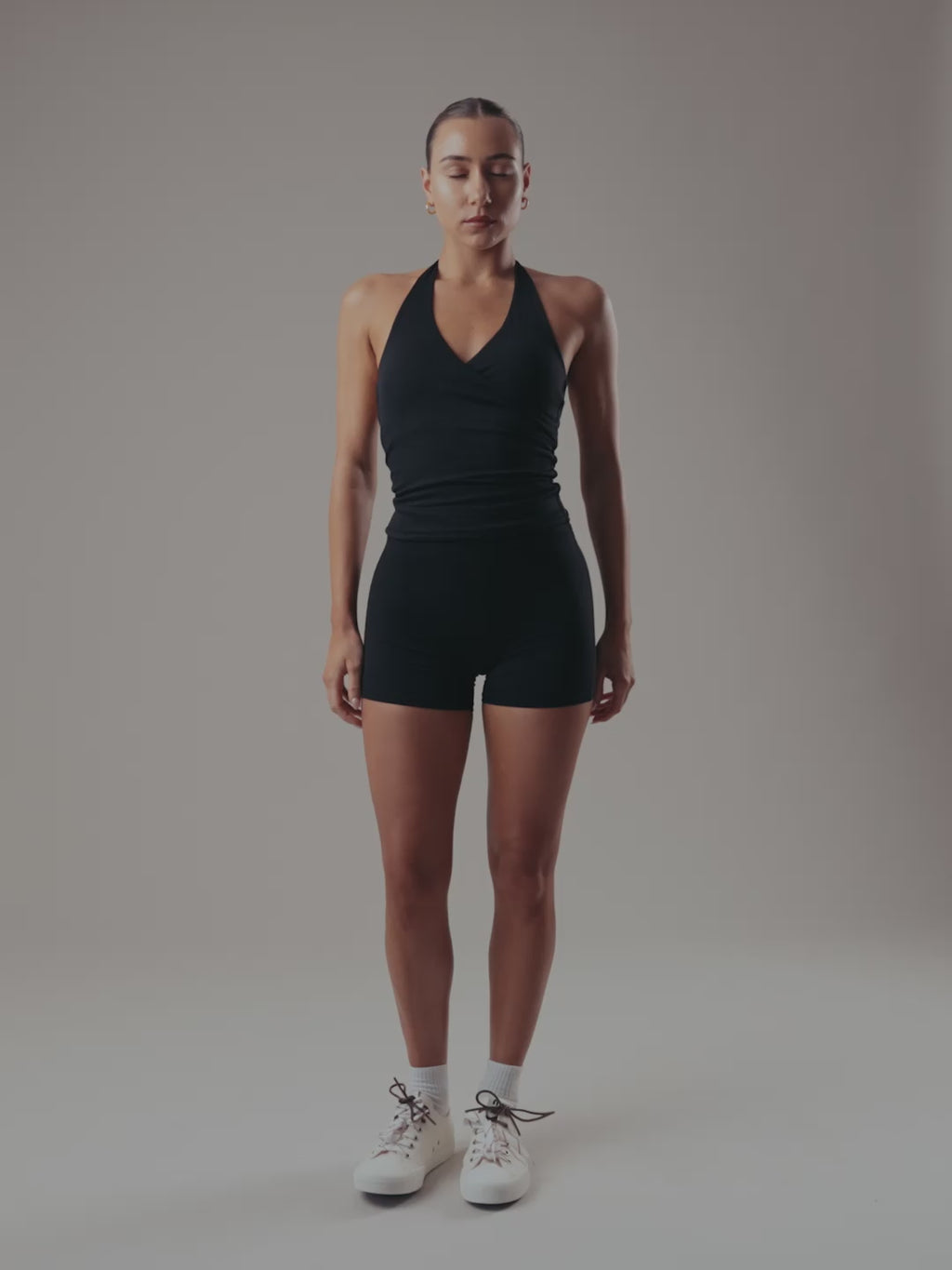 Velora Halter Top - Black