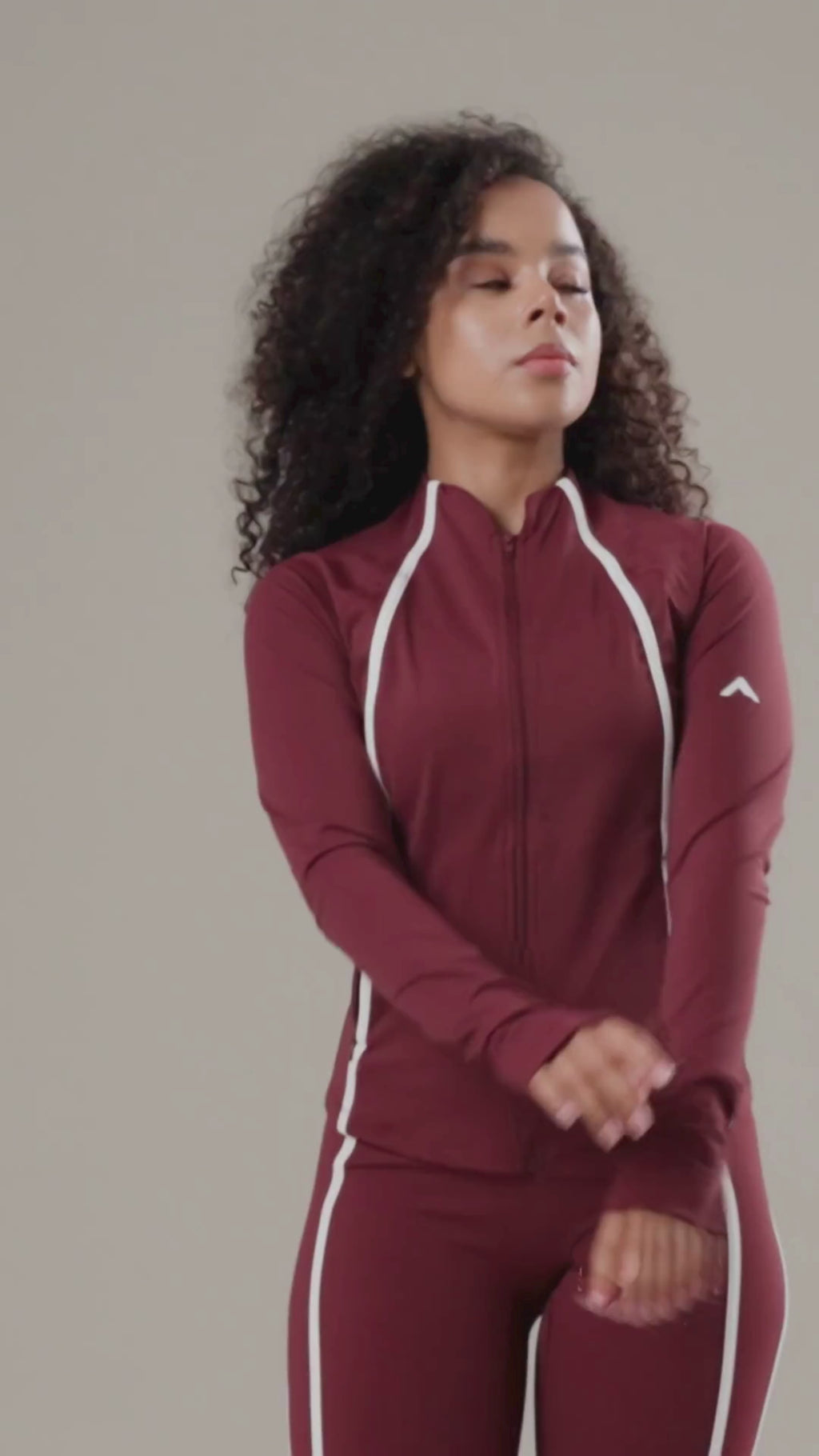 Velocity Zip Jacket - Burgundy