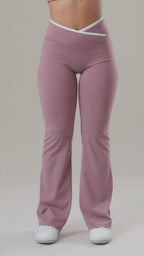 Arc Flared Leggings - Lavender
