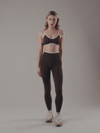 Aura Strappy Bra - Espresso
